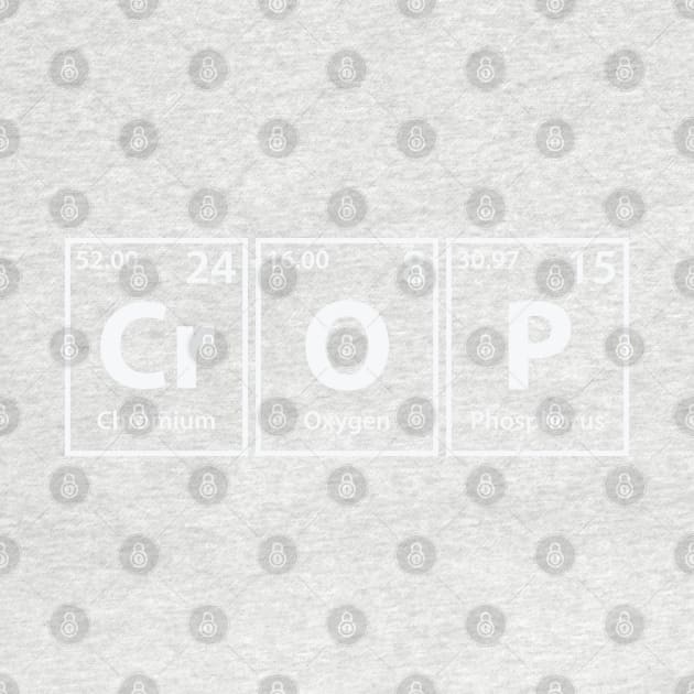 Crop (Cr-O-P) Periodic Elements Spelling by cerebrands